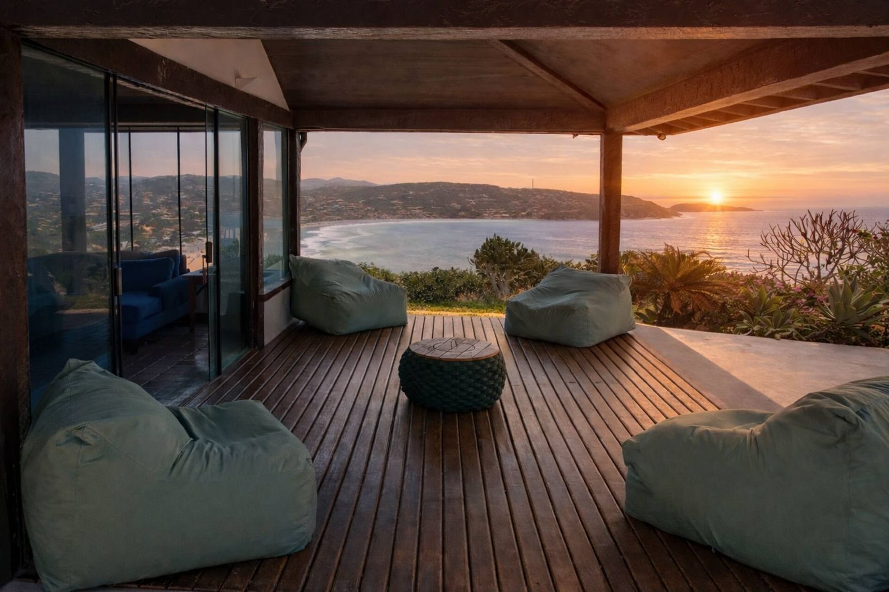 Pool over the ocean