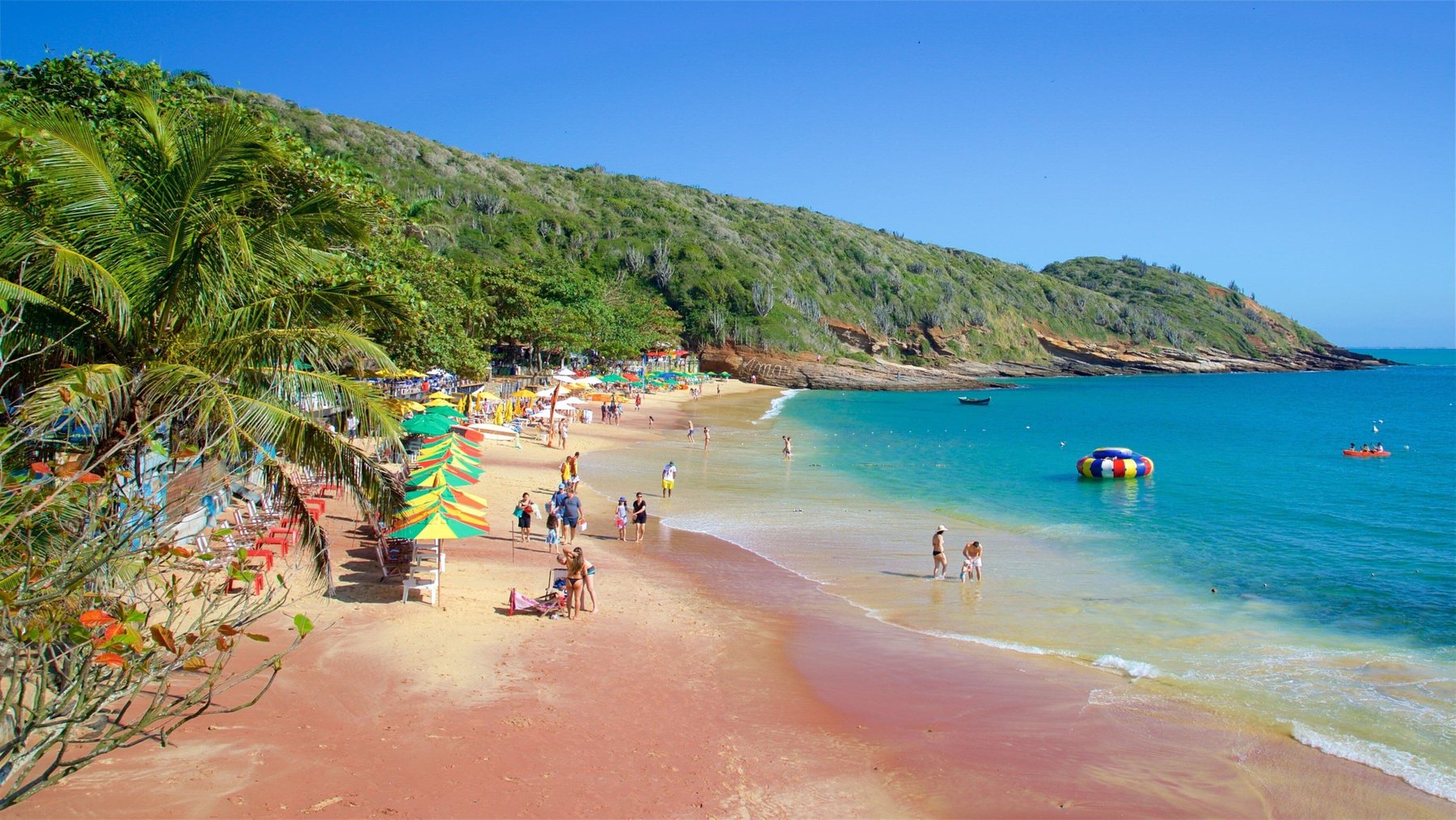 The pink beach